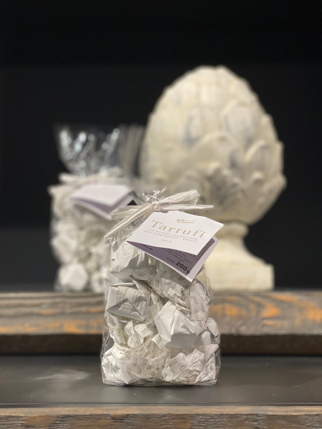 Viani Tartufi mit Weisser Schokolade & Haselnüssen